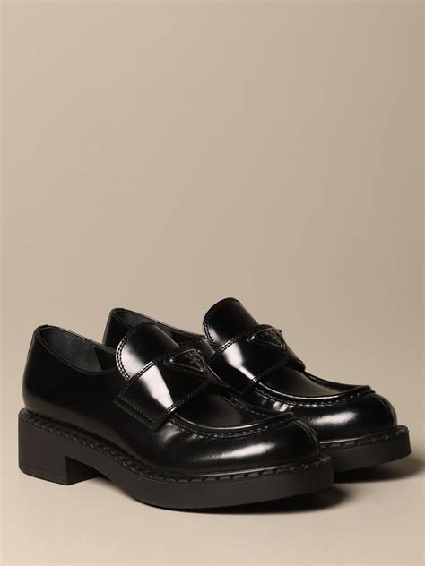 prada slip on loafer|Prada loafers.